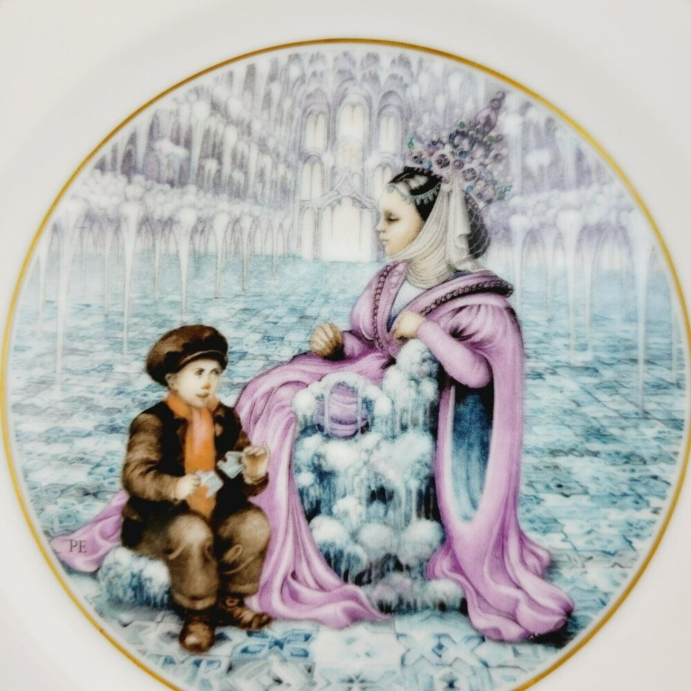 Royal Copenhagen The Snow Queen Hans Christian Andersen Fairy Tale Story Plate - Picture 3 of 9